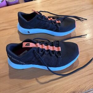 The North Face Women's Size 7 Sneakers Shoes Black Salmon Teal NWOT